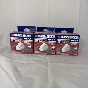 Lot of 3 Black & Decker‎ VF100 VF100H Replacement Filters - Dust Buster Cyclonic